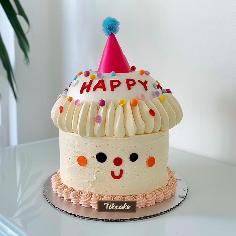 原创可爱儿童鲜奶蛋糕