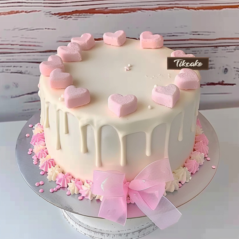 原创爱心主题鲜奶蛋糕（十一）