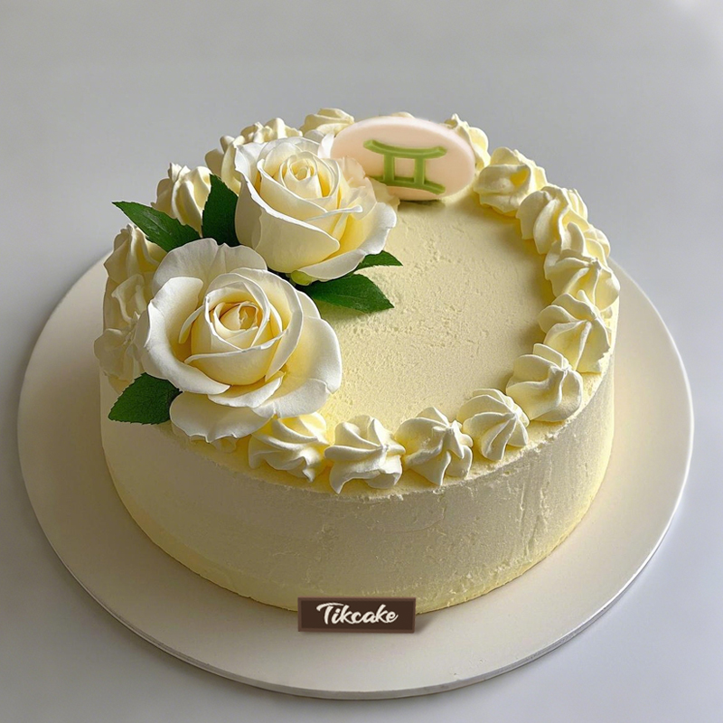 原创双子座主题鲜花鲜奶蛋糕（5.21-6.21）