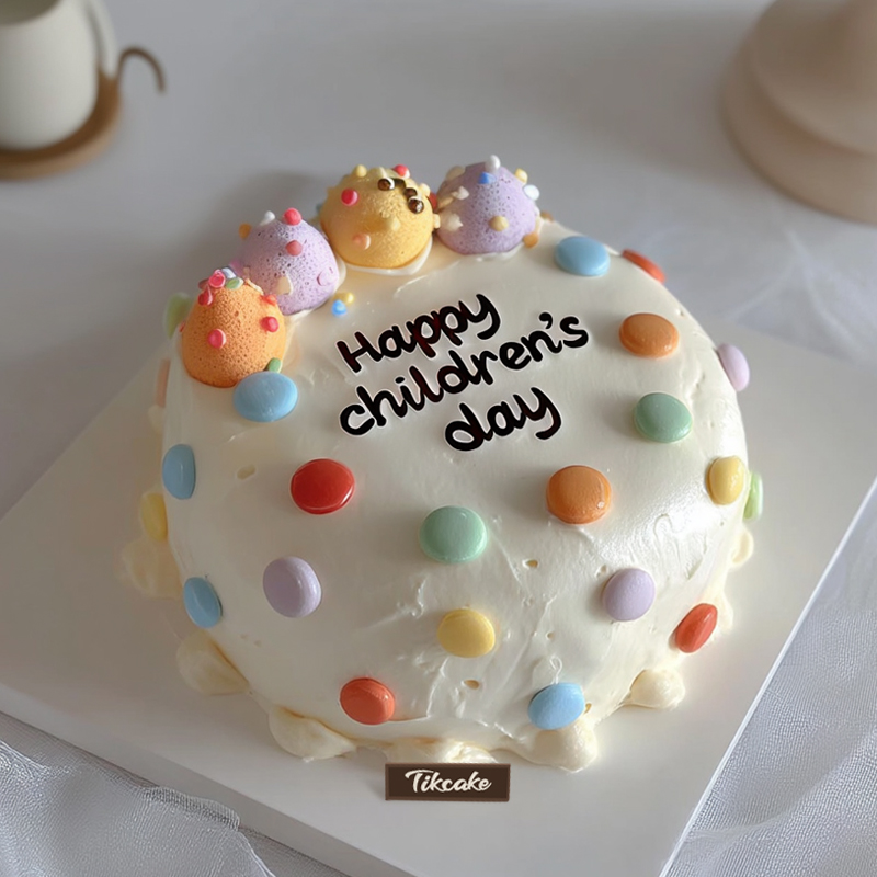 原创六一儿童节主题鲜奶蛋糕（八）