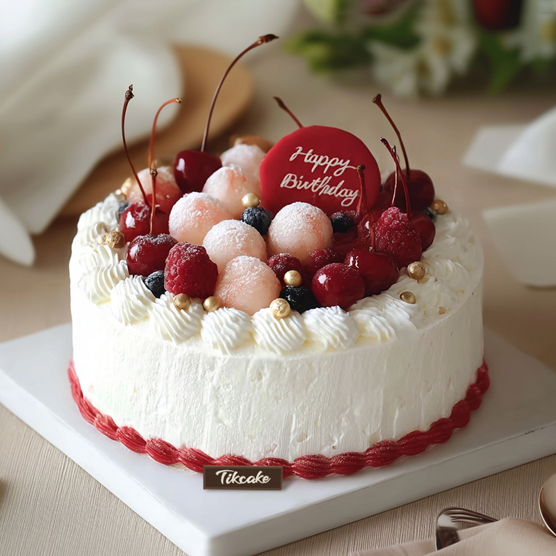 原创简约水果鲜奶蛋糕（二十五）