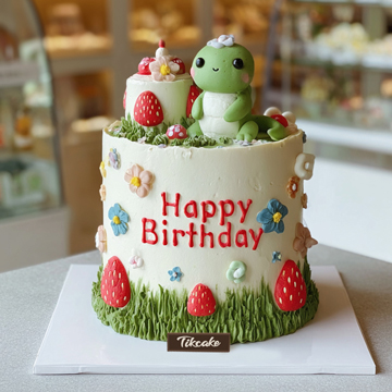 原创可爱小动物主题鲜奶蛋糕（四）