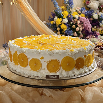 原创圆形水果鲜奶蛋糕（十二）